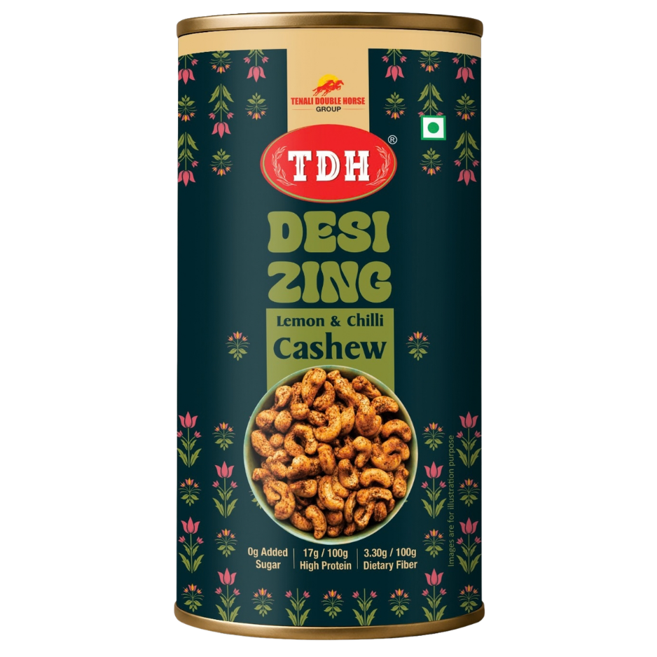 TDH- Desi Zing Lemon & Chilli Cashew 100g