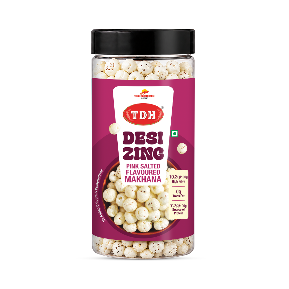 TDH- Desi Zing Pink Salted Flavoured Makhana (35 Grams)