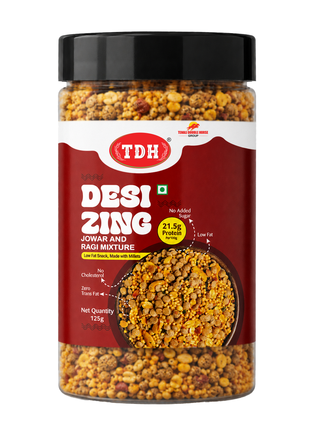 TDH DESI ZING JOWAR AND RAGI MIXTURE 125g