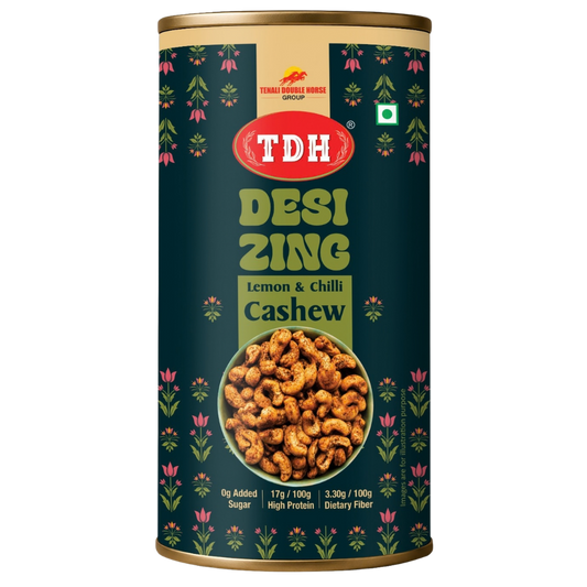 TDH- Desi Zing Lemon & Chilli Cashew 100g