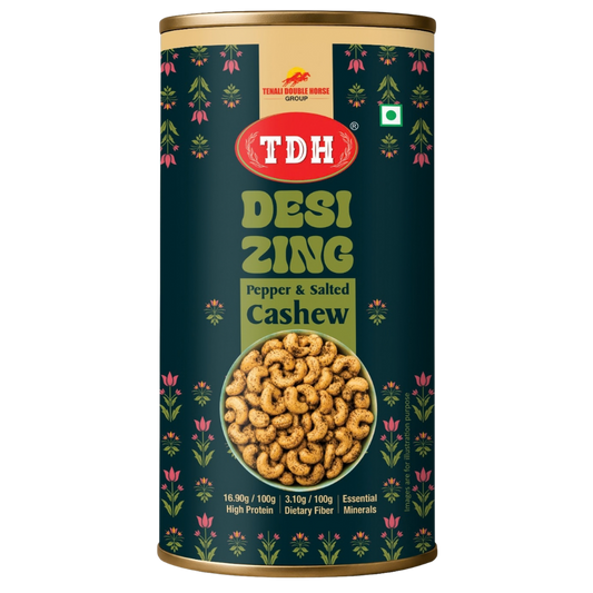 TDH- Desi Zing Pepper & Salted Cashew 100g