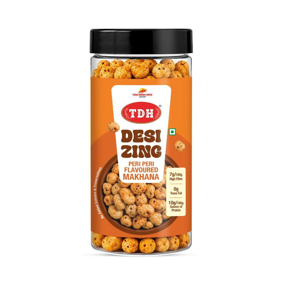 TDH- Desi Zing Peri Peri Flavoured Makhana (35 Grams)