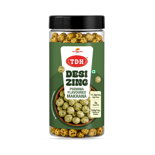 TDH- Desi Zing Pudhina Flavoured Makhana (35 Grams)
