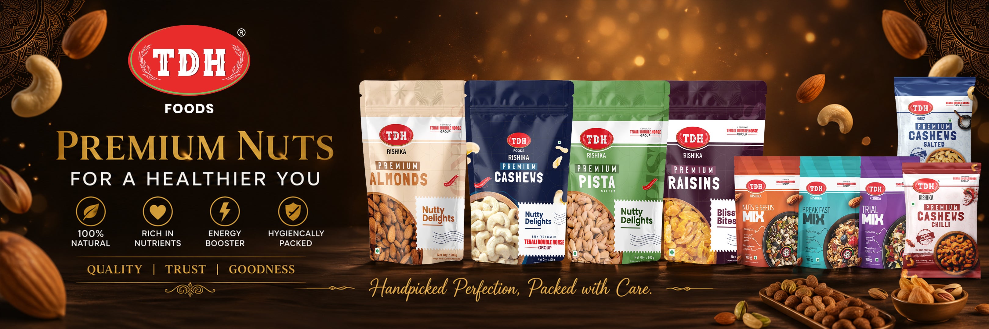 TDH RIshika Dry Fruits Banner