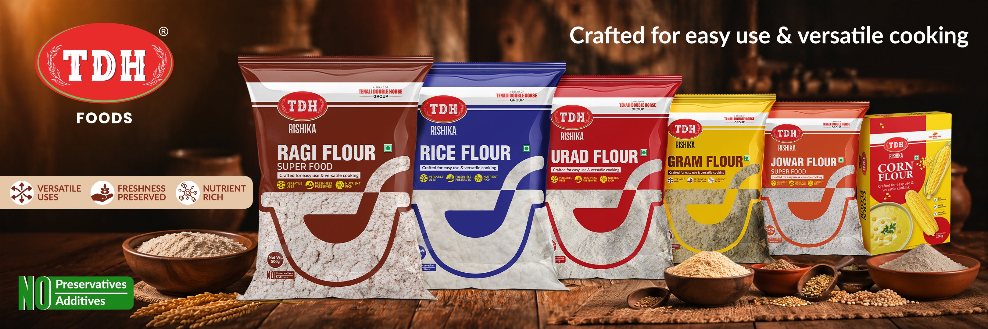TDH Rishika Flours Banner