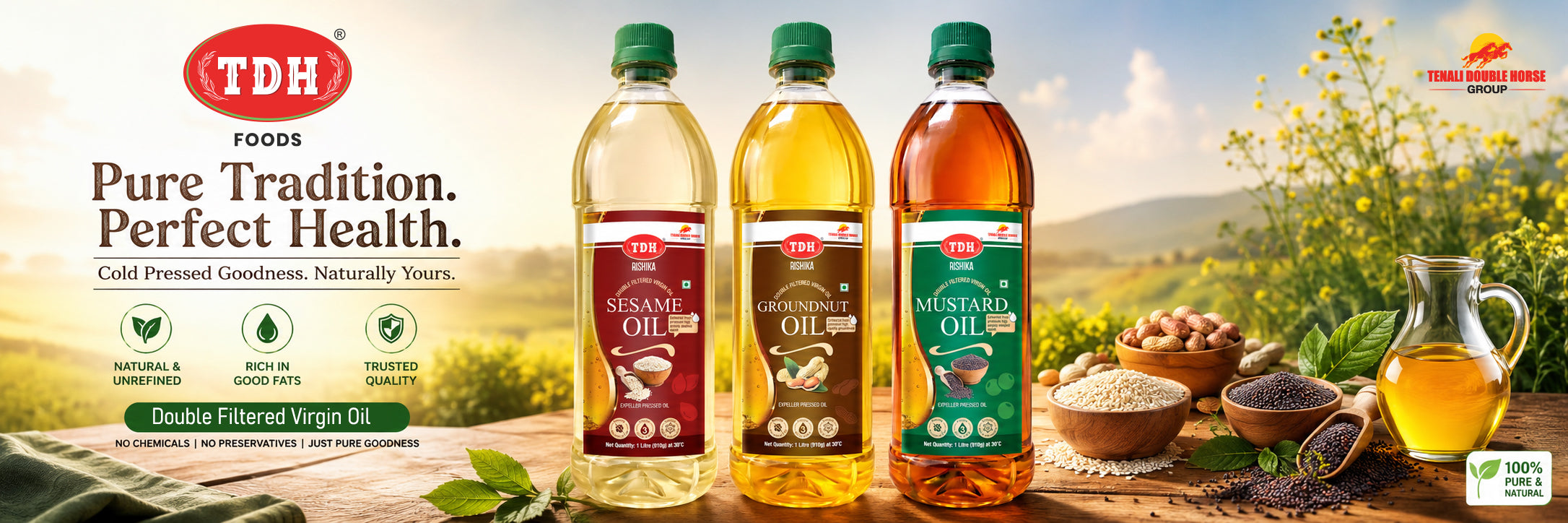 TDH Rishika Oil category banner