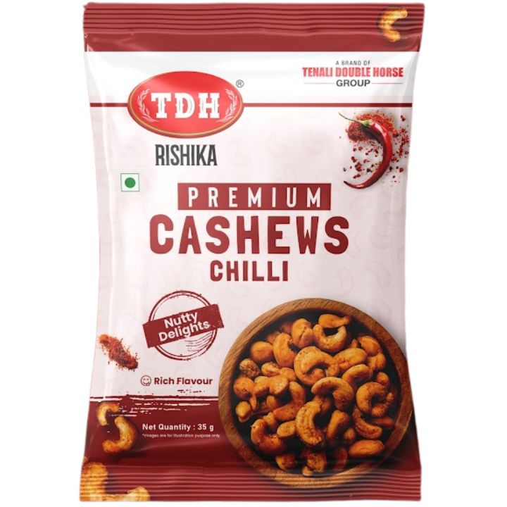 TDH Rishika RED CHILLI CASHEW 35G