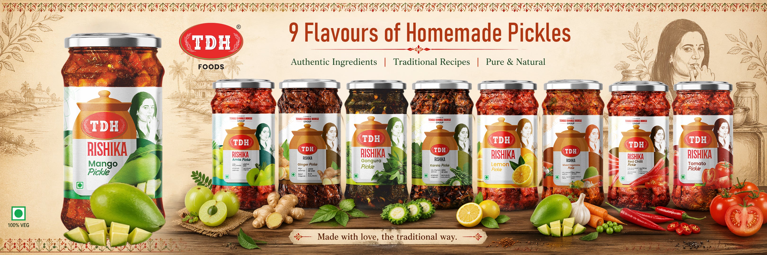 TDH Rishika pickles Banner