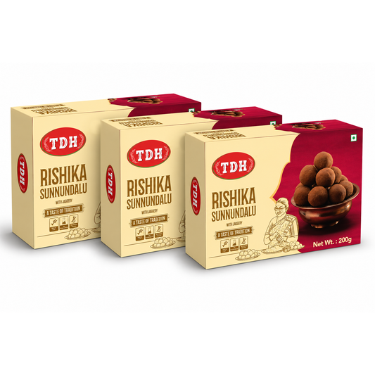 Rishika Sunnundalu Pack of 3 (200 Grams Each)