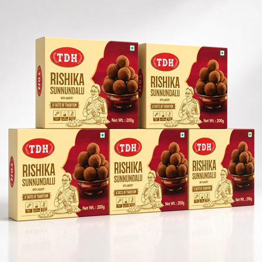 Rishika Sunnundalu Pack of 5 (200 Grams Each)