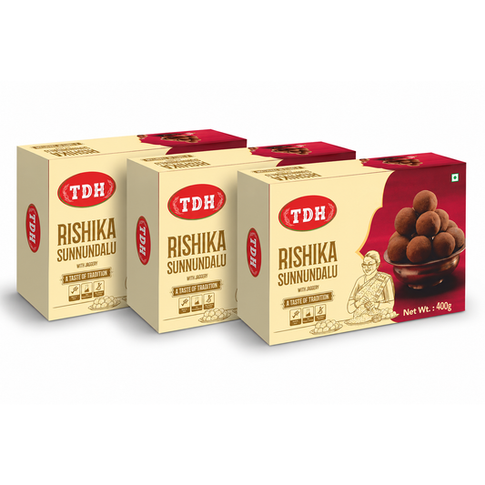Rishika Sunnundalu Pack of 3 (400 Grams Each)