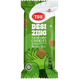 TDH Desi Zing Foxtail Millet Cookies 20 Grams
