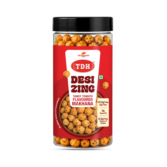 TDH- Desi Zing Tangy Tomato Flavoured Makhana (35 Grams)